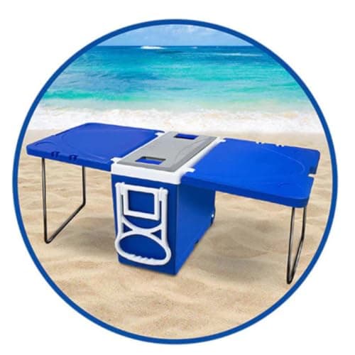 Caixa Térmica 3 em 1 Multifuncional 2 Mesas e 1 Cooler 32 lts