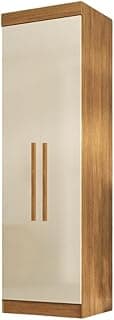 Modulo de Guarda Roupas p/Quarto Madrid 2 Portas Madeirado/Off White
