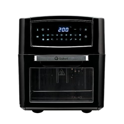 Fritadeira Elétrica Air Fryer Oven 12L Gallant GFE12 Super Family 127V preta com display digital