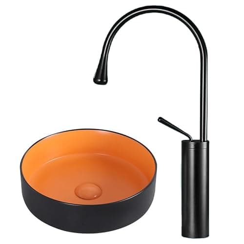 YESOP Torneira Para Banheiro Monocomando Bica Alta Preto