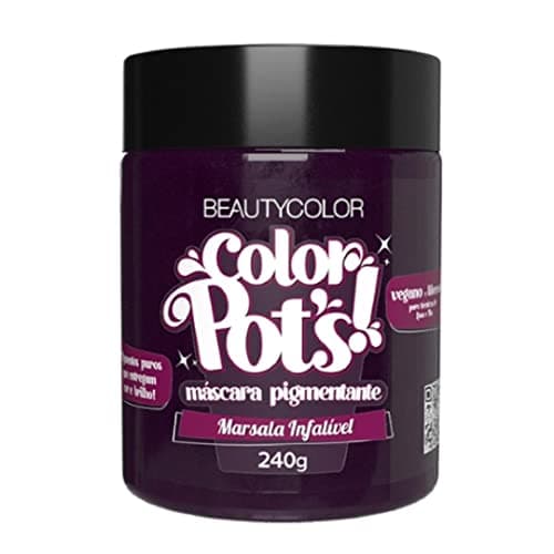 Máscara Pigmentante Color Pot’s - Marsala InfalÍvel