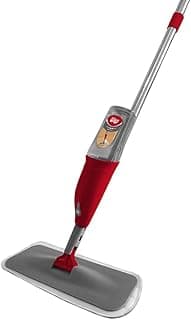 Vassoura MOP Spray WAP 3 em 1 vermelho e cinza