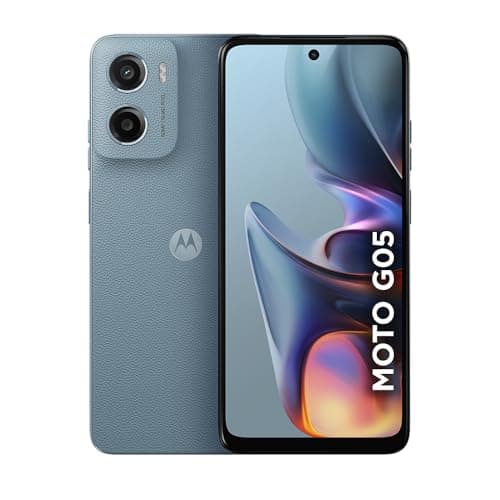 Smartphone Motorola Moto g05-128GB 12GB (4GB RAM + 8GB Ram Boost) e Camera 50MP com AI Bateria de 5200 mAh Tela 6.7" com Superbrilho - Cinza
