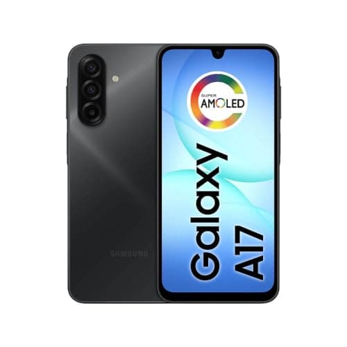 Smartphone Samsung Galaxy A17, 256GB, 8GB, 50MP, Tela 6.7', IP54, Preto