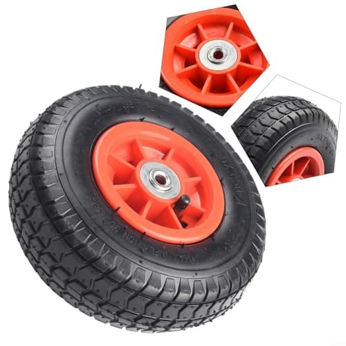 Pneu de borracha para carro elétrico, rodas pneumáticas de veículos infantis, peças de substituição, pneus cheios de ar duradouros, para-bebê-três (1 cm 9 polegadas)