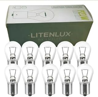 Kit 10 Lampadas Sinalização 1 Polos P21 12v Litenlux