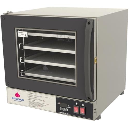 Forno Turbo Elétrico Fast Oven Prp-004 Plus Preto - Progas Digital 127V com porta aberta