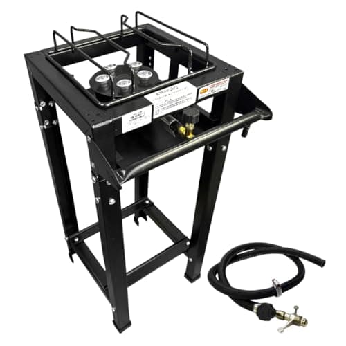 Fogão Portátil Industrial ROA 1 Boca Alta Pressão Preto