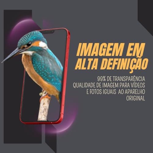Película de vidro Samsung Galaxy A13 3D 9H, 99% de transparência e alta definição