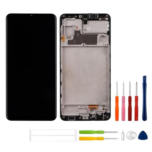 SWARK Tela LCD compatível com Galaxy M32 [16.3 cm] SM-M325FV, SM-M325FV/DS, SM-M325F/DS, SM-M325F Touch Screen Digitalizador de Substituição + Ferramentas