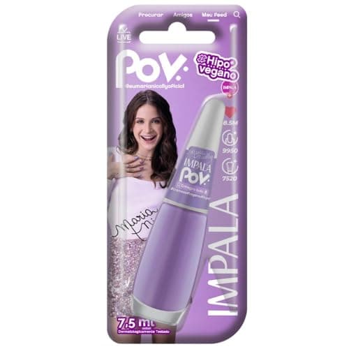 IMPALA ESMALTE BLISTER POV NICOLLY CR ENTREGOU TUDO 7,5ML