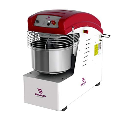 Amassadeira Espiral 25Kg Braesi AES-25/1 2 Vel. Trifásico 380V