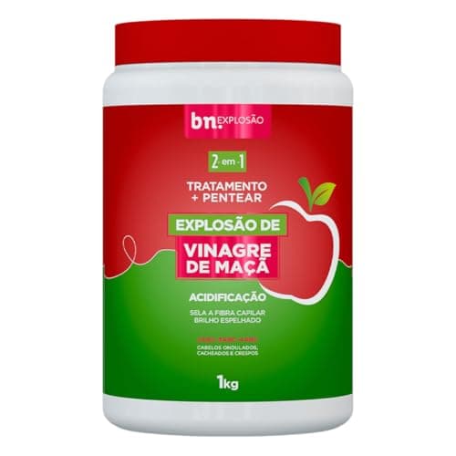 Beleza Natural, Beleza Natural Creme de Pentear Explosao Vinagre De Maca 1Kg