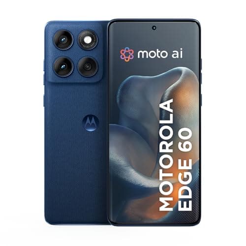 Smartphone Motorola Edge 60 5G - 512GB 24GB Azul Marinho com câmera tripla
