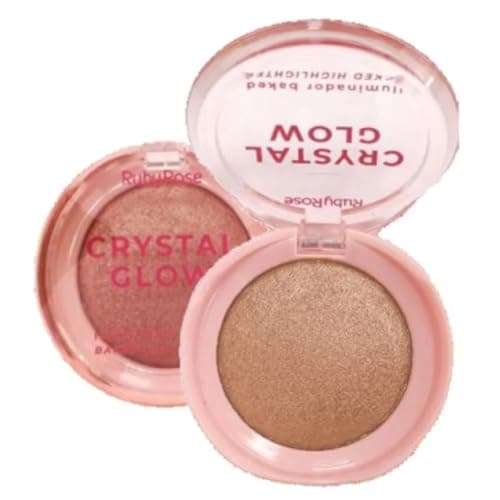 Ruby Rose - Crystal Glow Iluminador Peach Glow Hbm7003