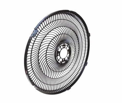 Grade traseira de ventilador genérica Cadence, peça de reposição preta.