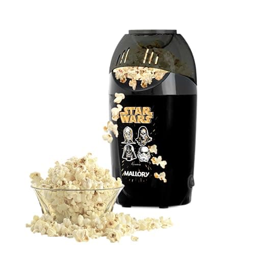 Pipoqueira Elétrica Mallory Star Wars- Pipoca saudável pronta em 3 minutos - 127V