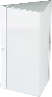 Arandela de sobrepor branca Cordoba com difusor transparente