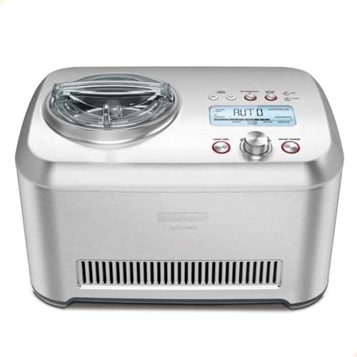 Máquina de sorvete Gelato Express 127v Tramontina Prata 110v em aço inoxidável