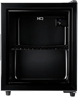 Frigobar Expositor Vertical HQ Preto 50L 220V interior vazio
