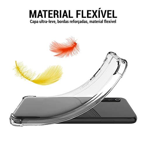 Capa transparente anti impacto Coronitas para Xiaomi Poco X3 Pro, material flexível