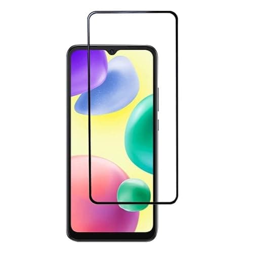 Película de vidro temperado para Redmi 10C, alta transparência e anti-impressão digital.