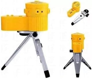 Nível laser 2 linhas cruzadas com tripé ajustável, alicates e outro nível laser menor
