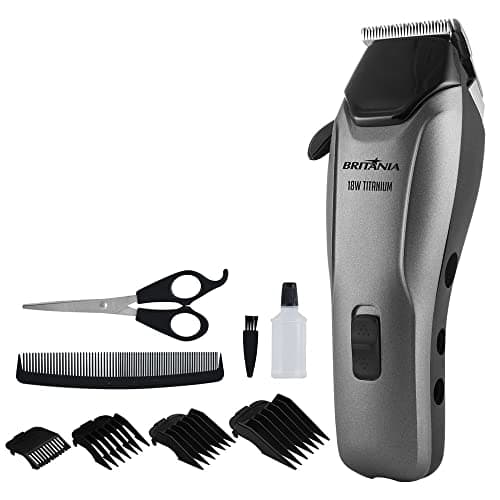Cortador De Cabelos Britânia BCR18T Titanium 18W 127V