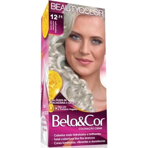 Coloração Bela&Cor - 12.11 Louro Ultra Claro Especial Gelo