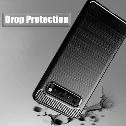 Capa para Celular Aikcks Galaxy S10 5G à Prova de Choque TPU Macio Preto