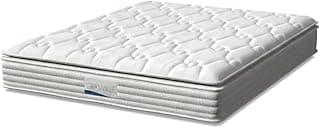 Colchão Casal Molas Ensacadas Granville Com Pillow 138x188x28cm Branco Probel - Suporta Até 110 Kg Por Pessoa