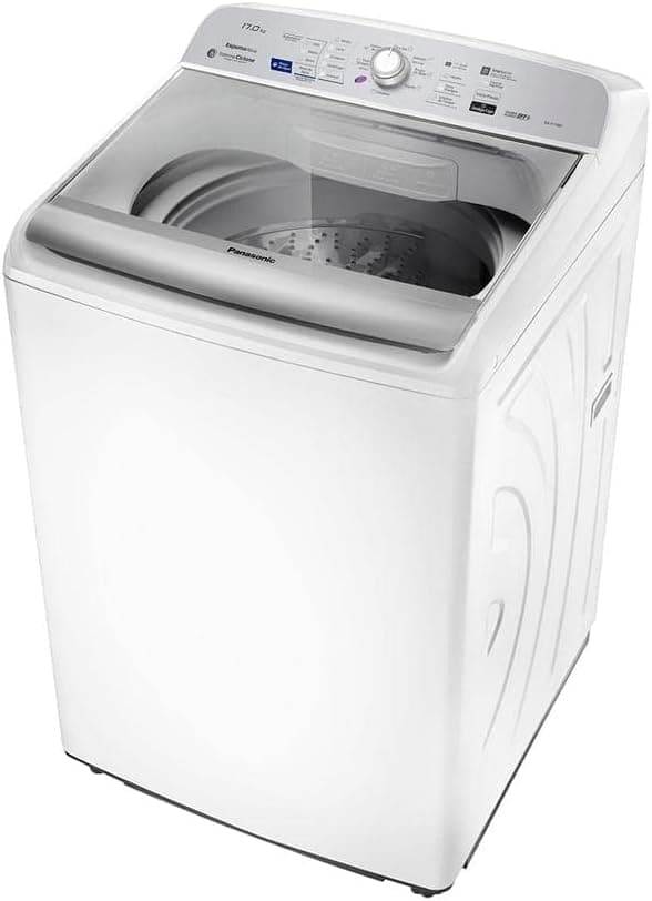 Máquina de Lavar Roupa Panasonic NA-F170B7W Smartsense Lavagem Inteligente 17kg Branca 127V