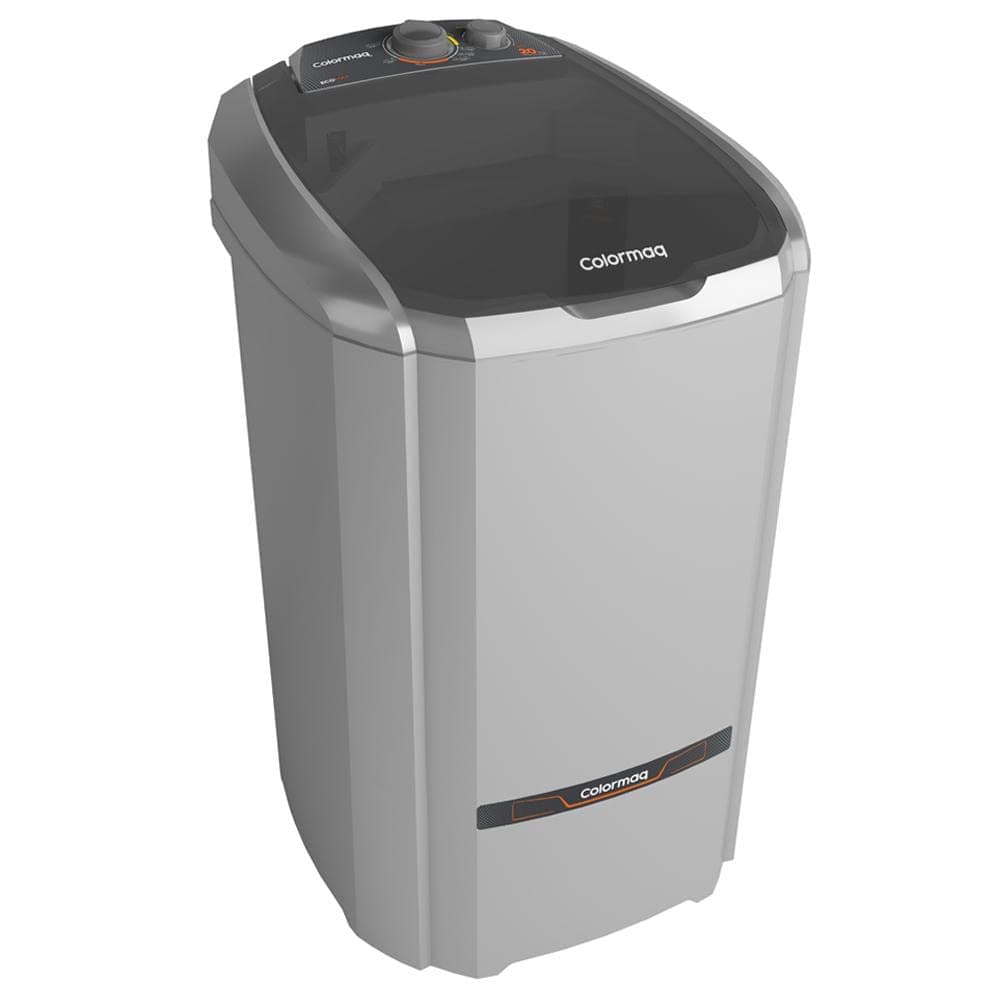 Máquina de Lavar Roupa Semi Automática Colormaq LCS20 Turbilhonamento 20kg Prata 220V