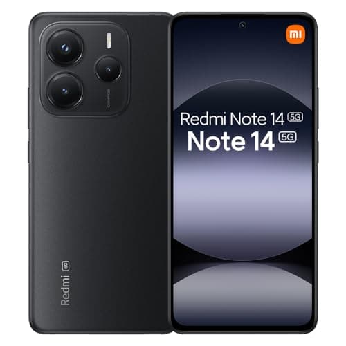 Smartphone Xiaomi Redmi Note 14 5G NFC Midnight Black 8GB RAM 256GB ROM