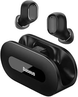 Fone de ouvido Bluetooth sem fio Baseus_Bowie EZ10 - Bluetooth 5.3, Original HiFi Earbuds Esportivos, Carregamento Rápido, Baixa Latência (Preto)