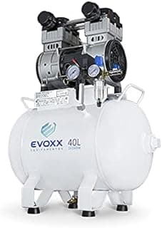 Compressor de ar odontológico Evoxx 40L 2,0 HP em fundo branco