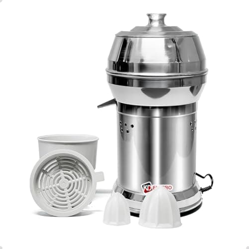 Extrator espremedor em aço inoxidável com acessórios para sucos e bares