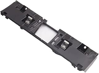 Suporte de quadro de relógio de quartzo para painel, preto, ângulo frontal, fundo branco