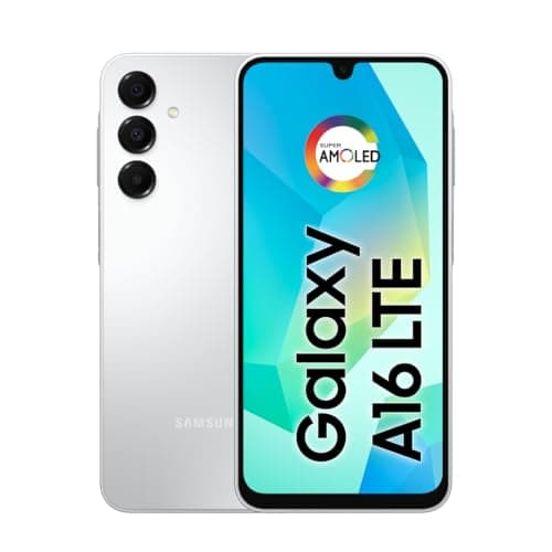 Samsung Galaxy A16, 128GB + 4GB RAM, câmera de até 50MP, tela 6.7 polegadas, NFC, IP54, bateria 5000 mAh - cinza
