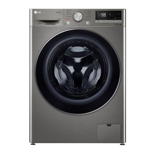 Máquina de lavar e secar roupa LG Smart 14kg Inox AI DD CV5014PC4A 220V
