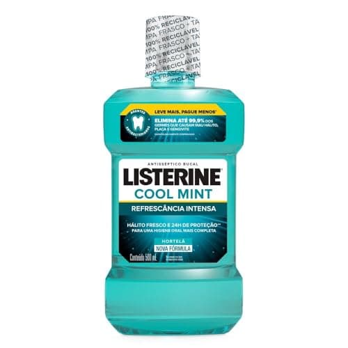 Listerine Enxaguante Bucal Cool Mint, 500ml