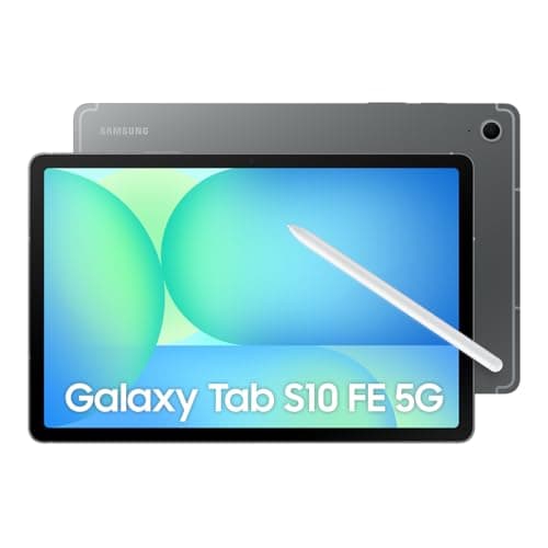Tablet Samsung Galaxy Tab S10 FE 5G Tela Imersiva 10.9" 128GB Cinza
