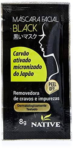 Native Máscara Black Sachê De 8G Preto