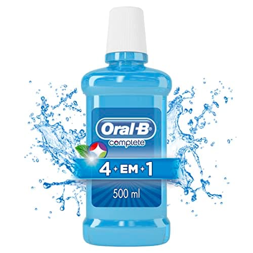 Oral-B Enxaguante Bucal Complete 4em1 Menta Refrescante com Flúor 500 ml