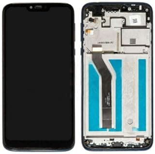 Ygpmoiki G7 Power LCD Display Touch Screen Digitalizador Substituição com moldura para Motorola Moto G7 Power G7 Supra XT1955 T1955-6 XT1955-5 XT1955DL Tela LCD