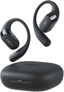 Fones de ouvido abertos Shokz OpenFit 2+ pretos com carregador