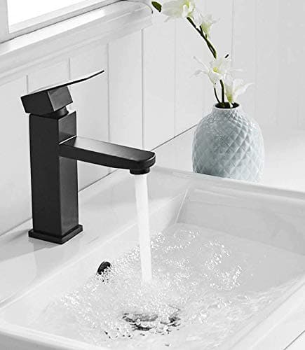 Torneira Preta Banheiro Monocomando Lavabo Bica Baixa