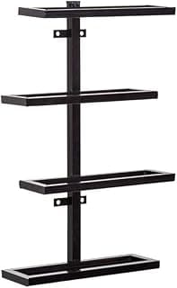 Adega Suspensa De Parede Suporte Vinho 4 Garrafas Industrial Barzinho Suspenso Metal Moderno Decorativo