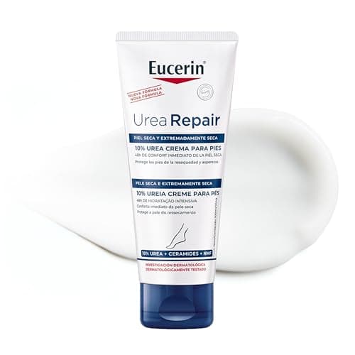 EUCERIN Creme Hidratante para Pés Urea Repair Plus 100ml, Hidratação Intensiva, Ureia, Pele Seca e Extra Seca