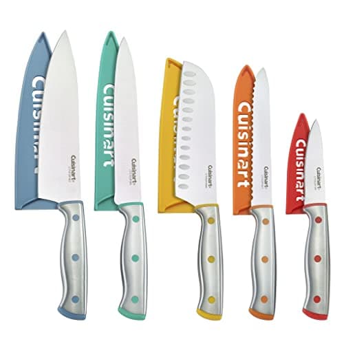Conjunto de Facas Cuisinart ColorCore 10 Peças em Aço Inoxidável